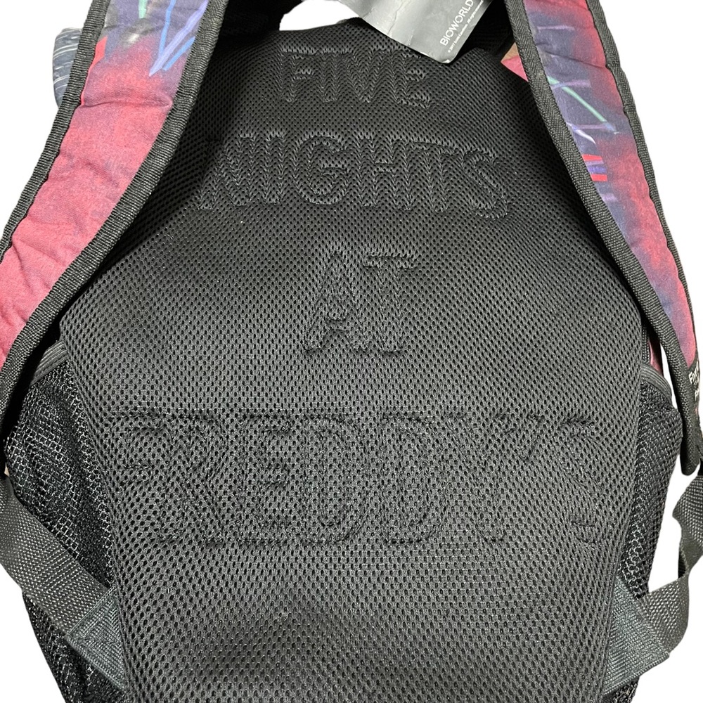 Five Nights At Freddy's Backpack LARGE FOXY FOX Pirate Face School Book Bag NEW - Picture 6 of 13
